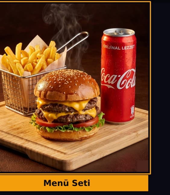 Burger — Menü Seti