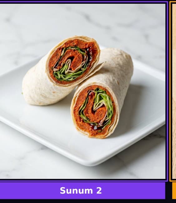 Çiğköfte — Dürüm